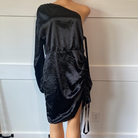 PLT Black Silk Dress - Picture 1 of 4